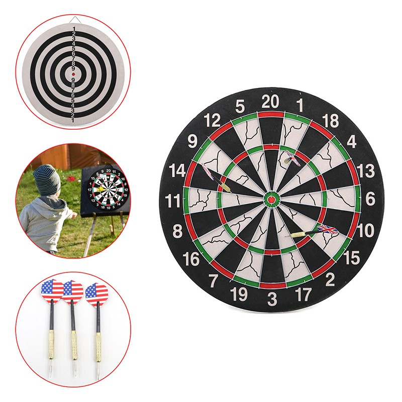 Ikitərəfli Dart Board İynəli Rezin Dart Dart Taxtası